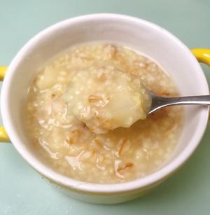 【苹果燕麦小米粥】8-12月龄宝宝辅食的做法 步骤7