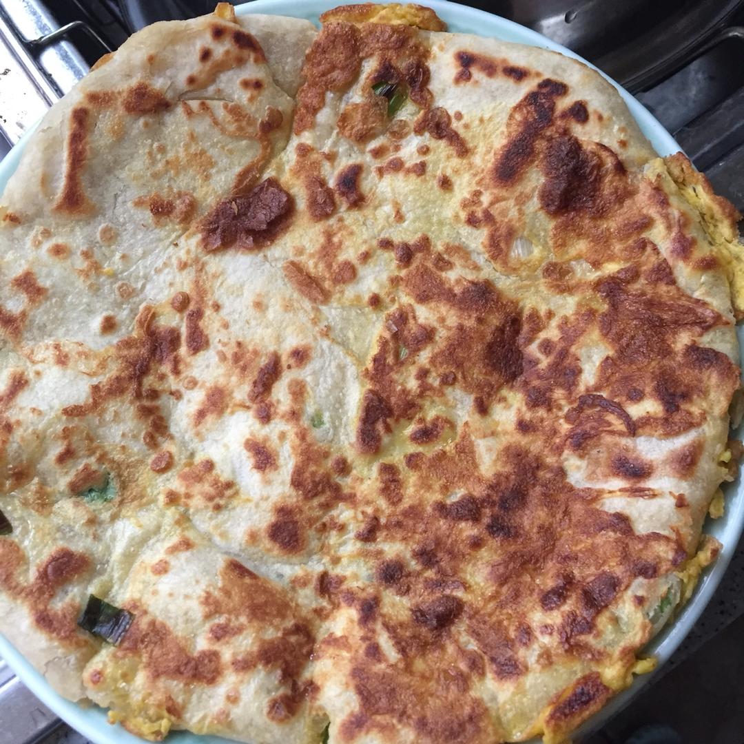 鸡蛋葱油饼                  （更新饼坯保存方法）