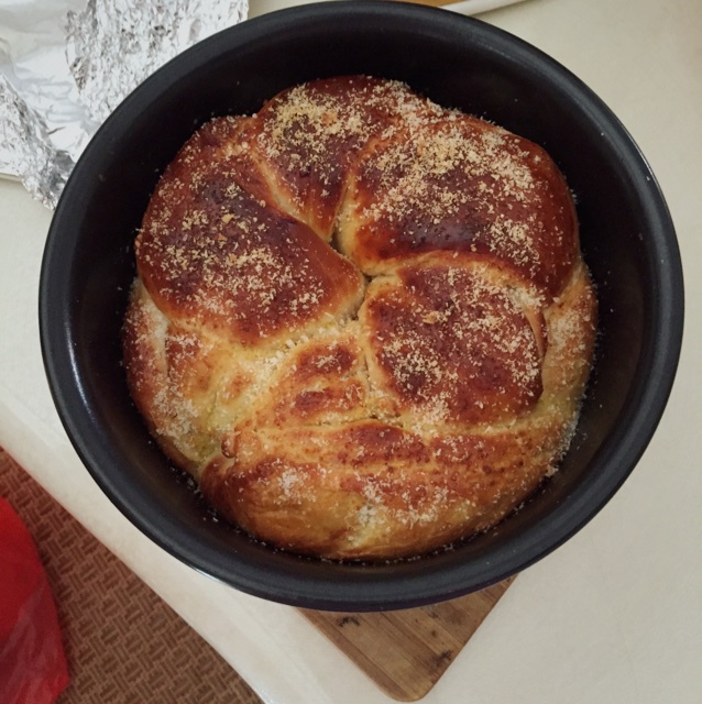 紫薯手撕面包（无需揉出膜）