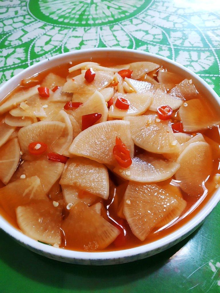 快手腌制爽口脆萝卜