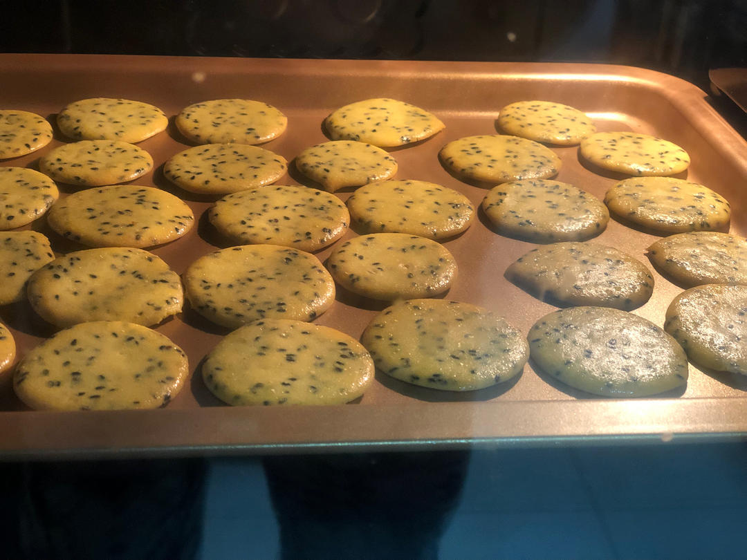 芝麻小饼干(全蛋液版)