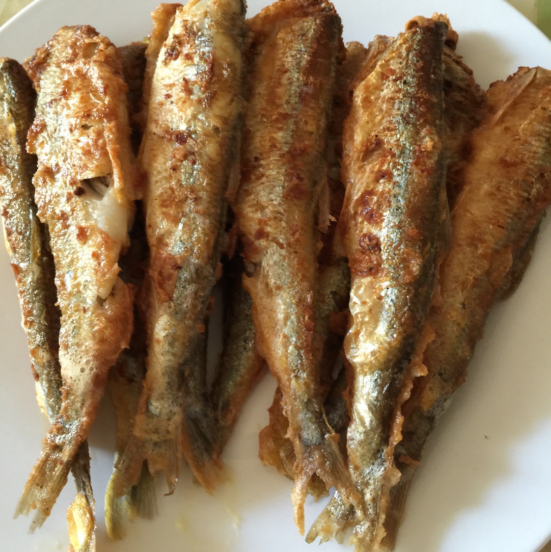 applepejd做的香煎多春鱼