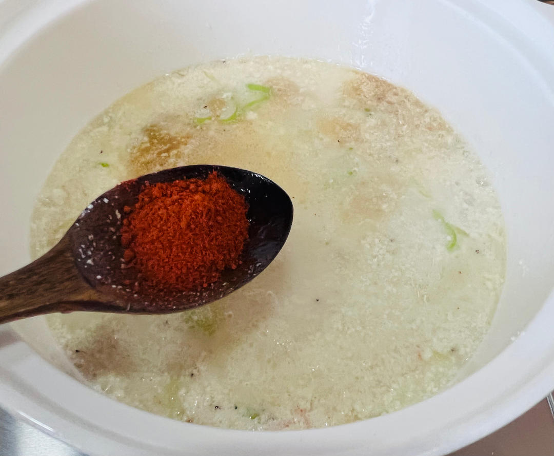 延边特色【虾酱豆腐】也是烤肉的伴侣的做法 步骤7