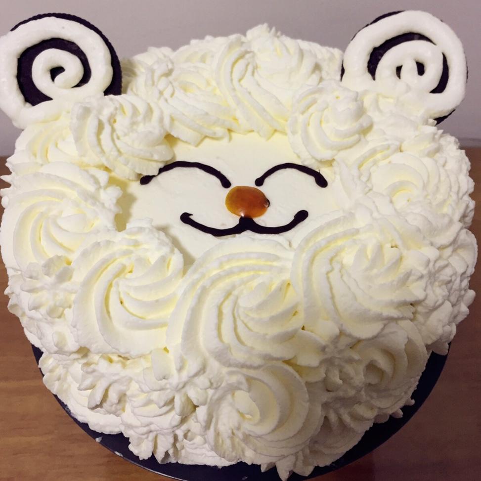 angela2615做的羊咩咩蛋糕