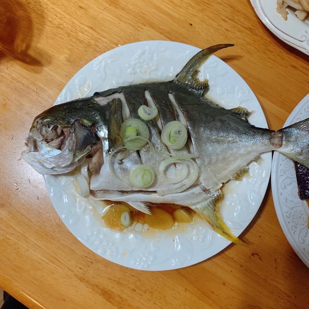 清蒸🐟金鲳鱼