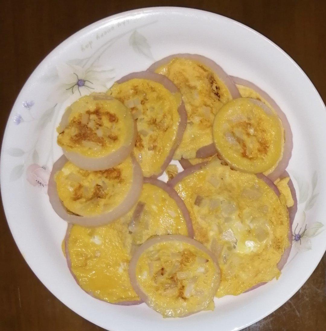 洋葱圈蛋饼