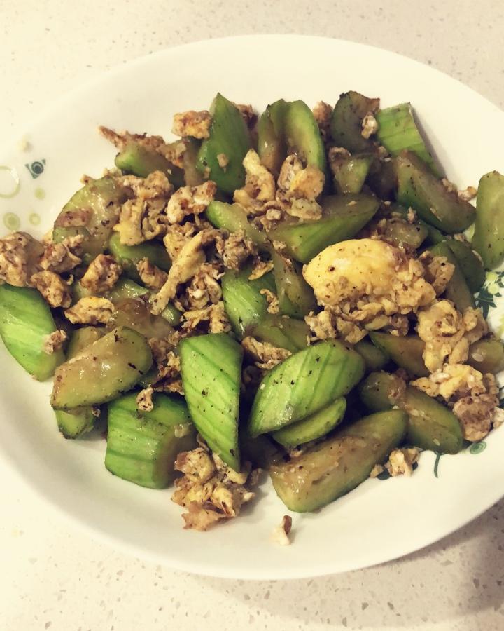 丝瓜炒蛋