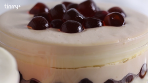 《Tinrry+》拉丝盒子蛋糕（榴莲、草莓、波波奶茶口味）的做法 步骤26