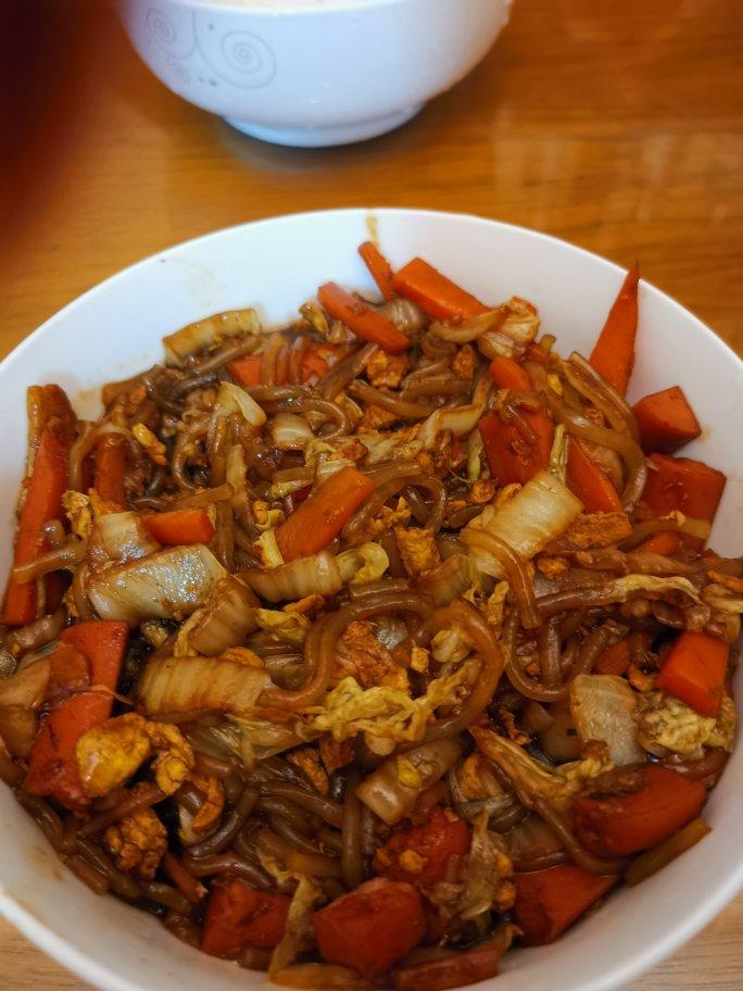 大白菜炒粉丝