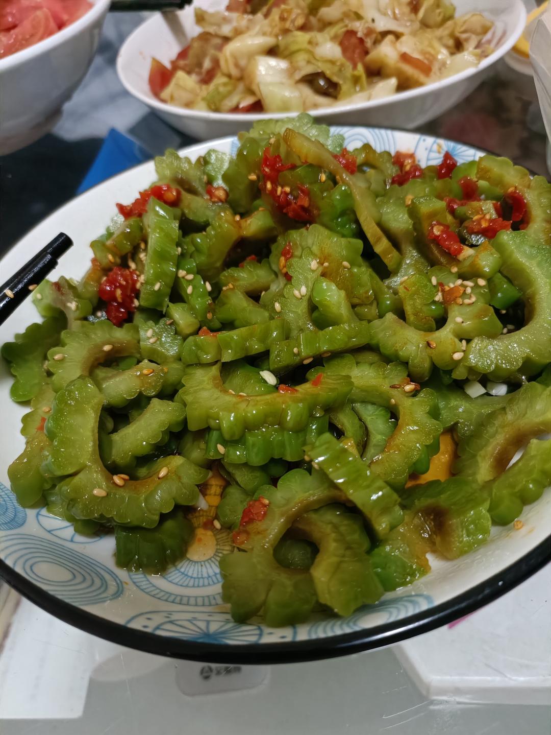凉拌苦瓜（减脂肪，脆爽可口）