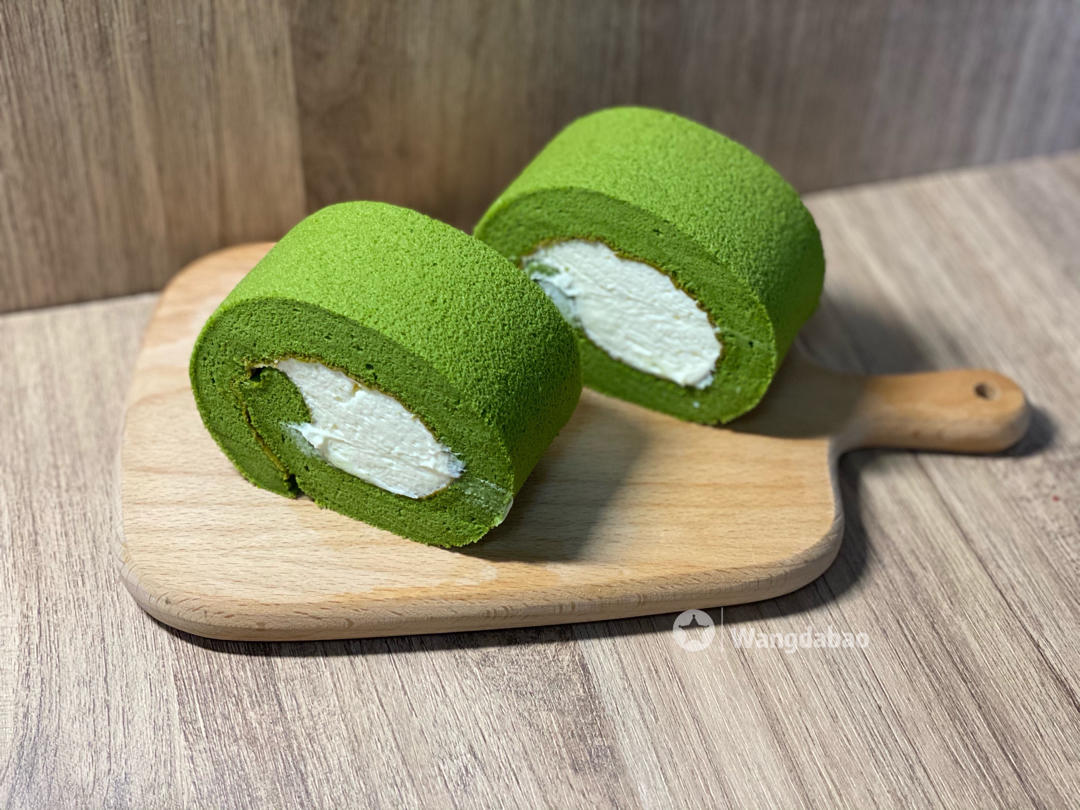 完美抹茶蜜豆蛋糕卷