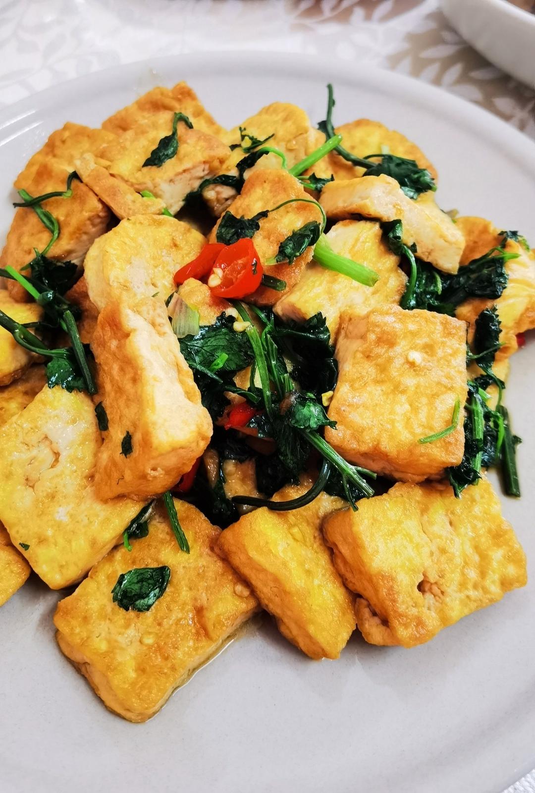 无敌好吃的香煎豆腐