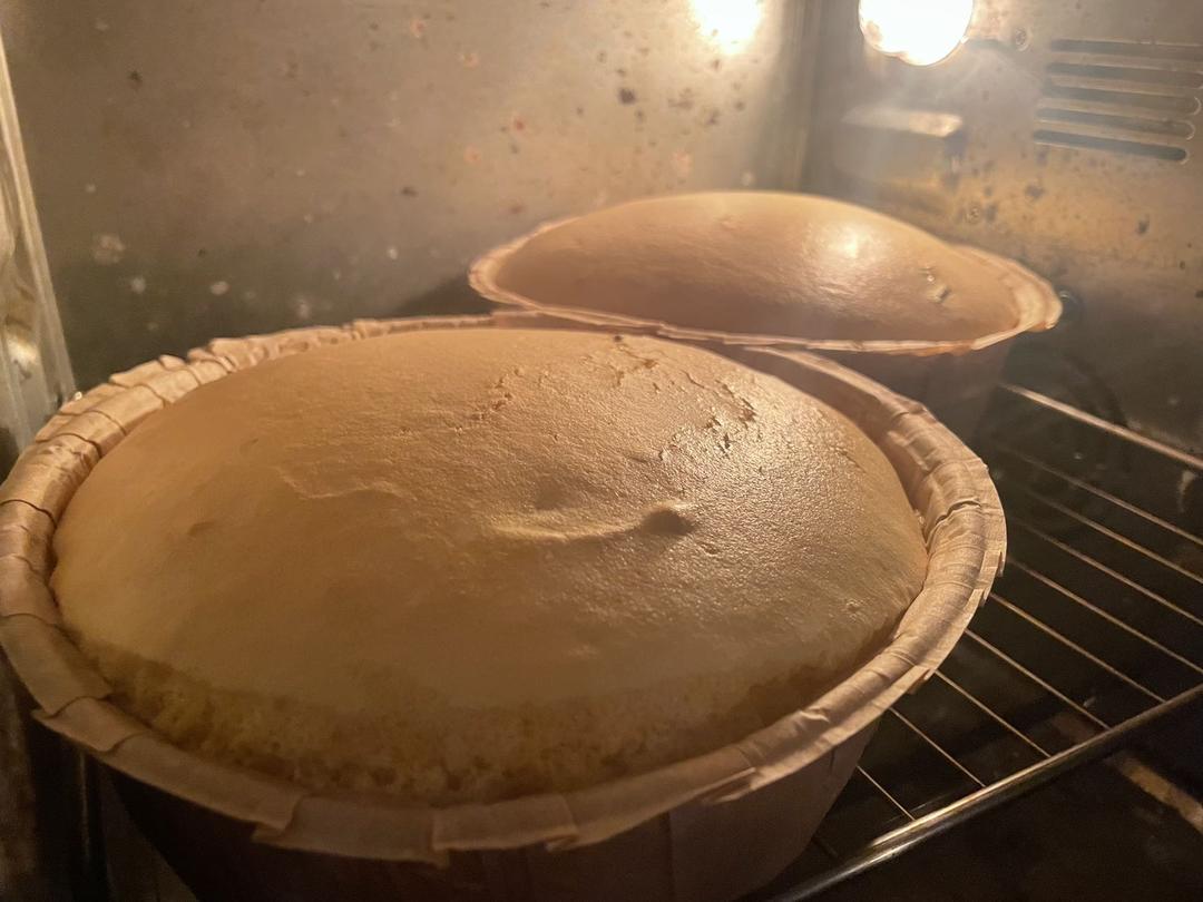 超柔软6寸戚风蛋糕(附8寸配方)零失败 超详细‼️含操作视频