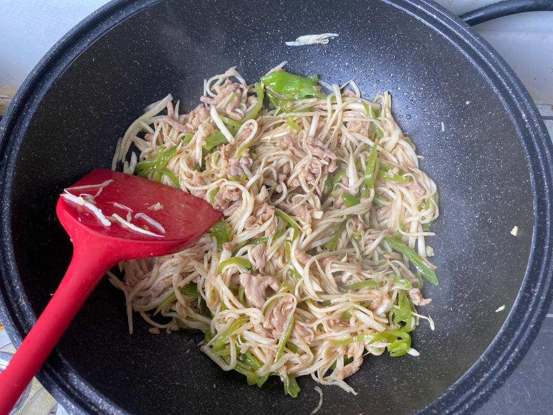 家常菜－茭白炒肉丝