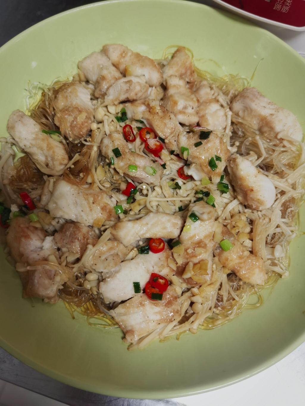 🔥吃不胖❗️蒜蓉粉丝龙利鱼❗️