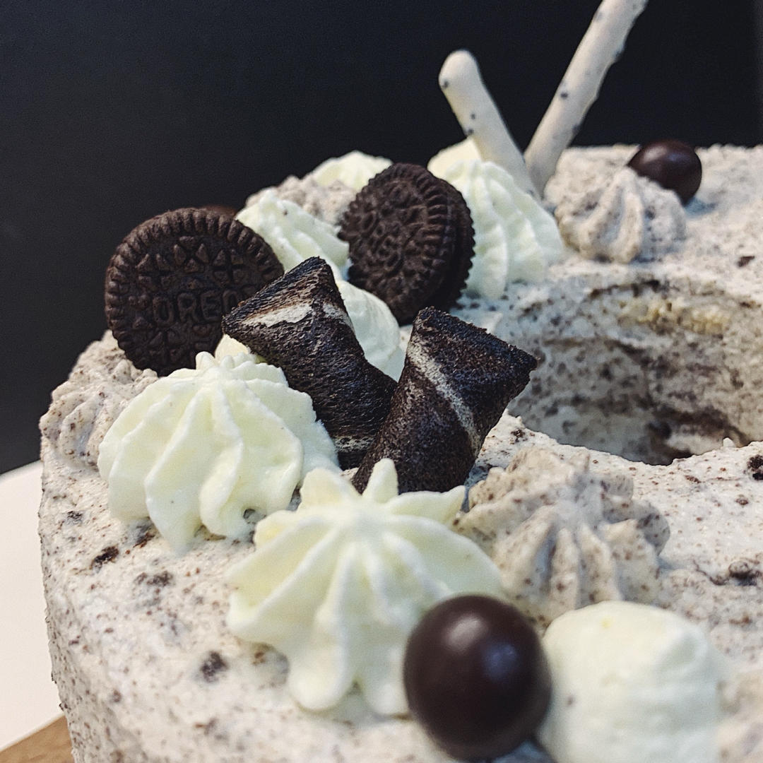 不用裱花的海盐奥利奥奶油蛋糕