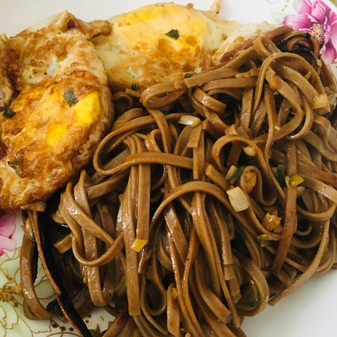 减脂荷包蛋焖荞麦面