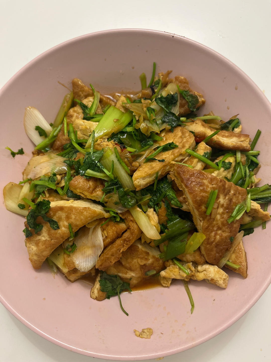 焖煎豆腐