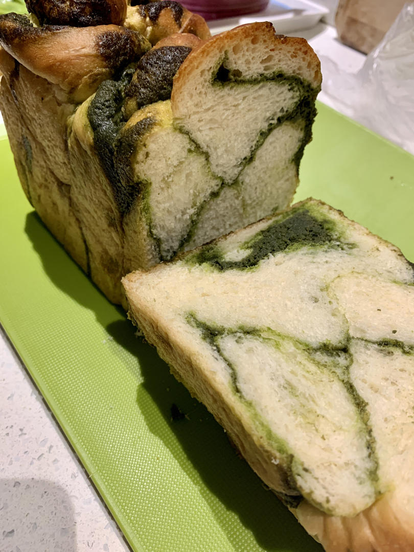 抹茶奶酥吐司