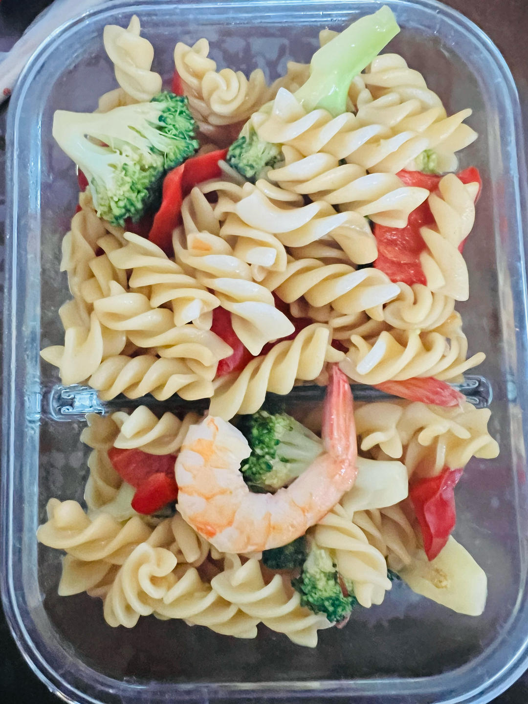🍱工作日的轻食便当43虾仁意面(持续更新)