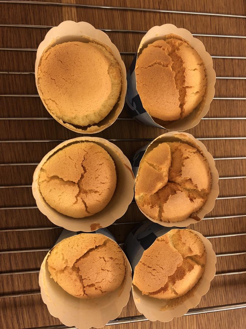 纸杯蛋糕 8寸戚风蛋糕的量