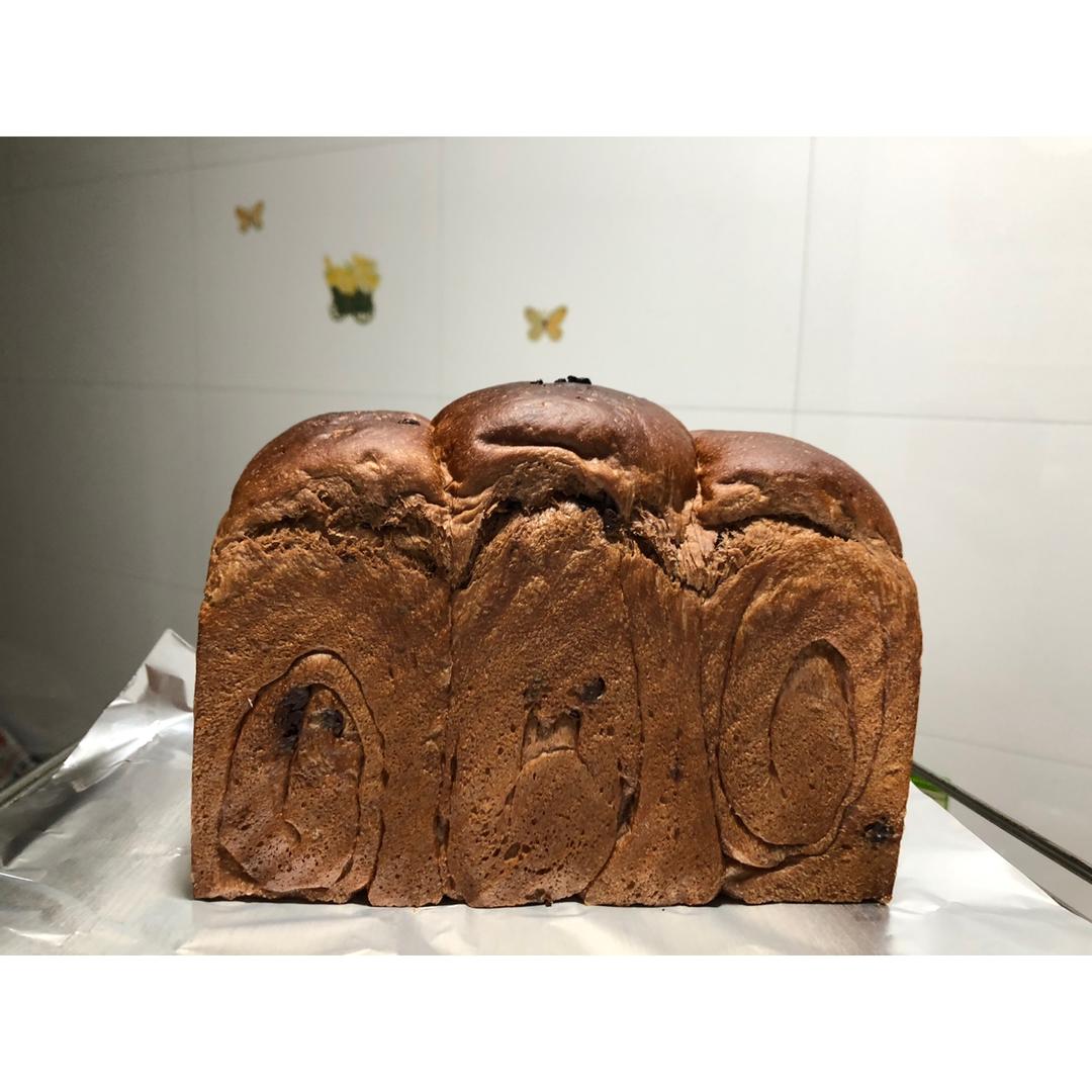 奶油巧克力吐司