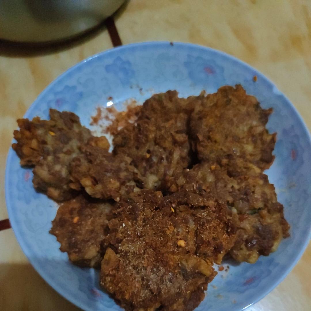 香煎莲藕肉饼