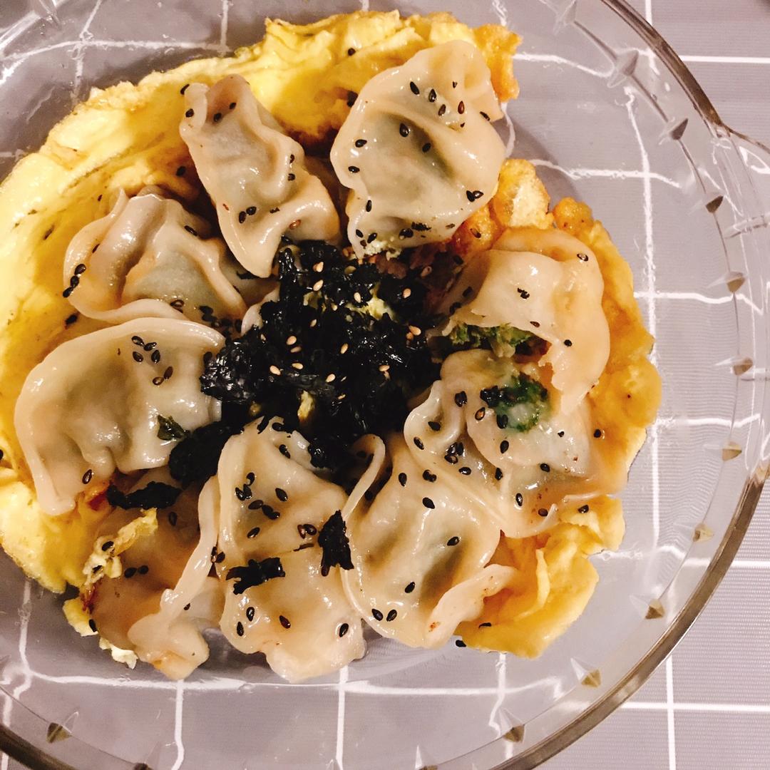 懒人快手抱蛋煎饺