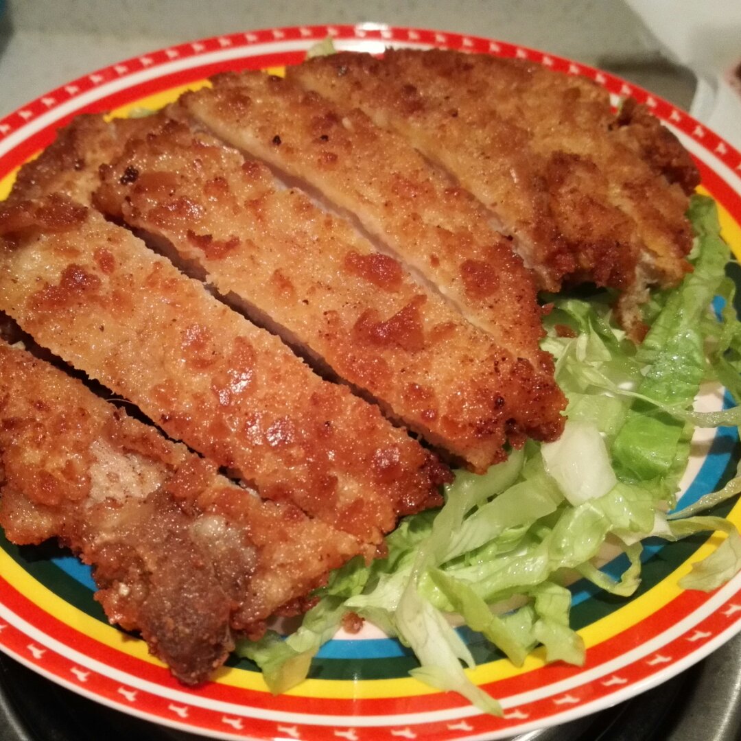 苏打饼干碎炸猪排