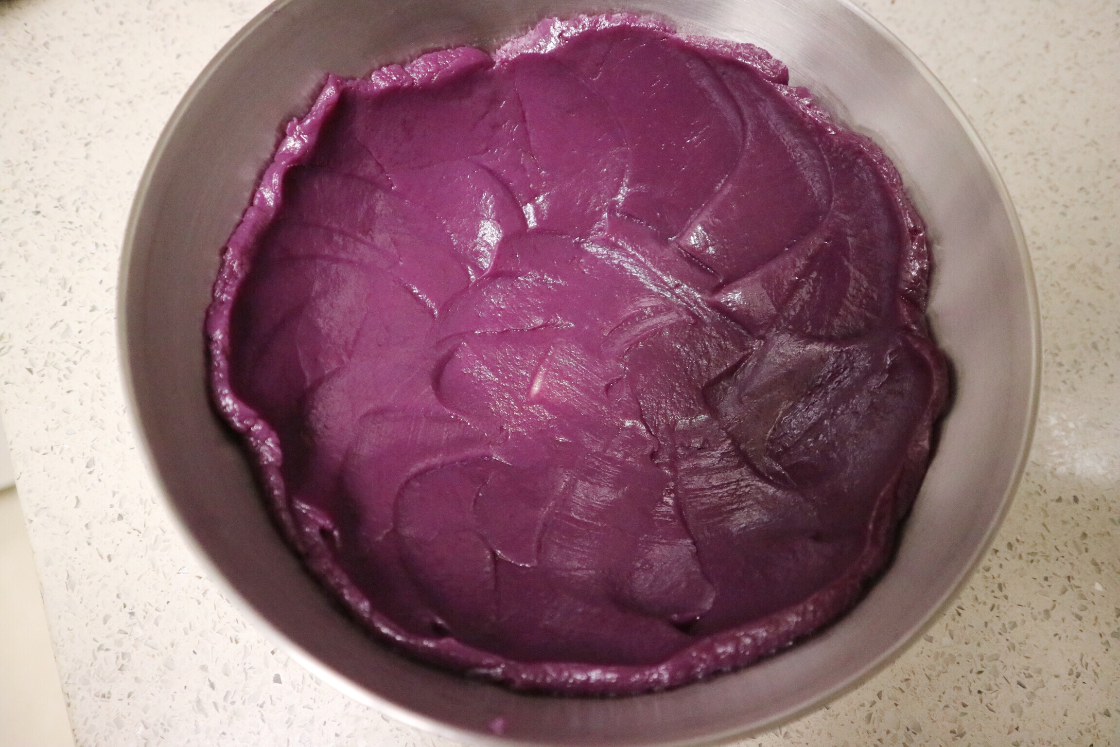 奶香紫薯馅的做法
