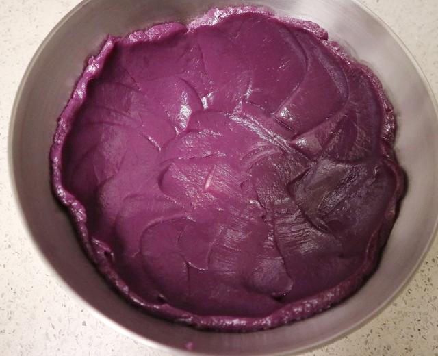 奶香紫薯馅的做法