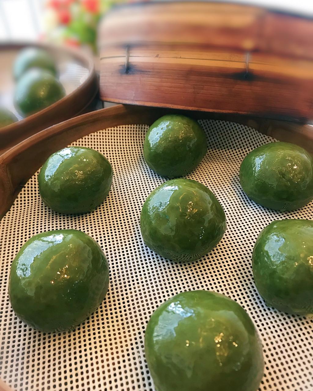 网红蛋黄肉松青团——麦青粉配方