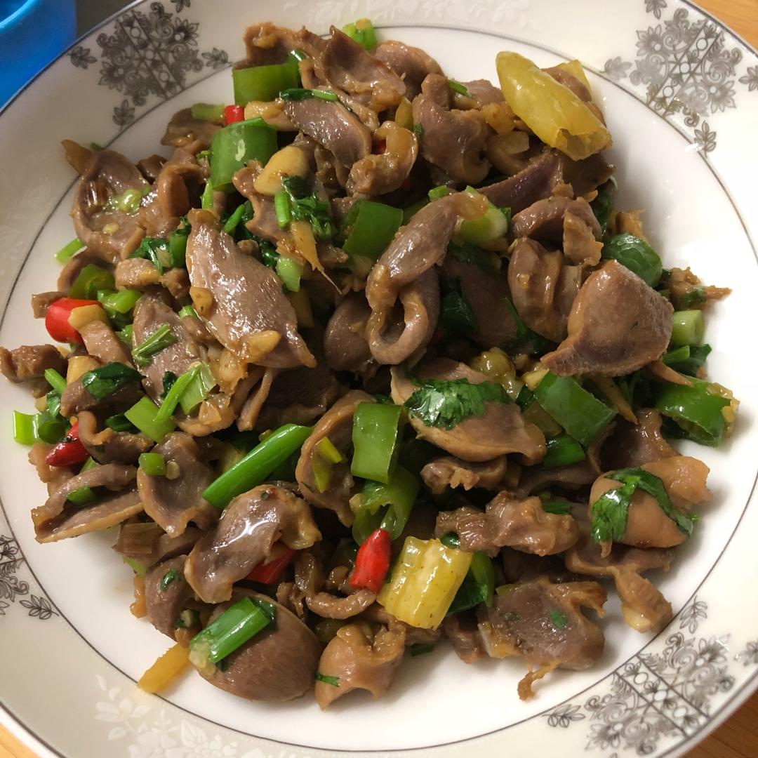 小米椒爆鸡胗