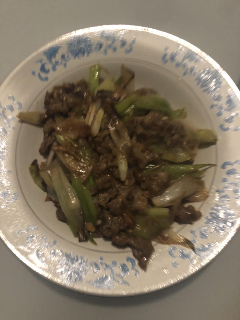 老北京葱爆（炮）羊肉