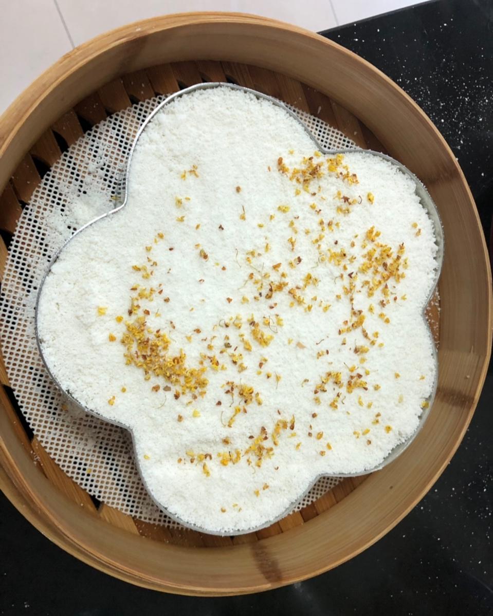 凯伍德厨师机食谱-桂花糕+豆沙松糕