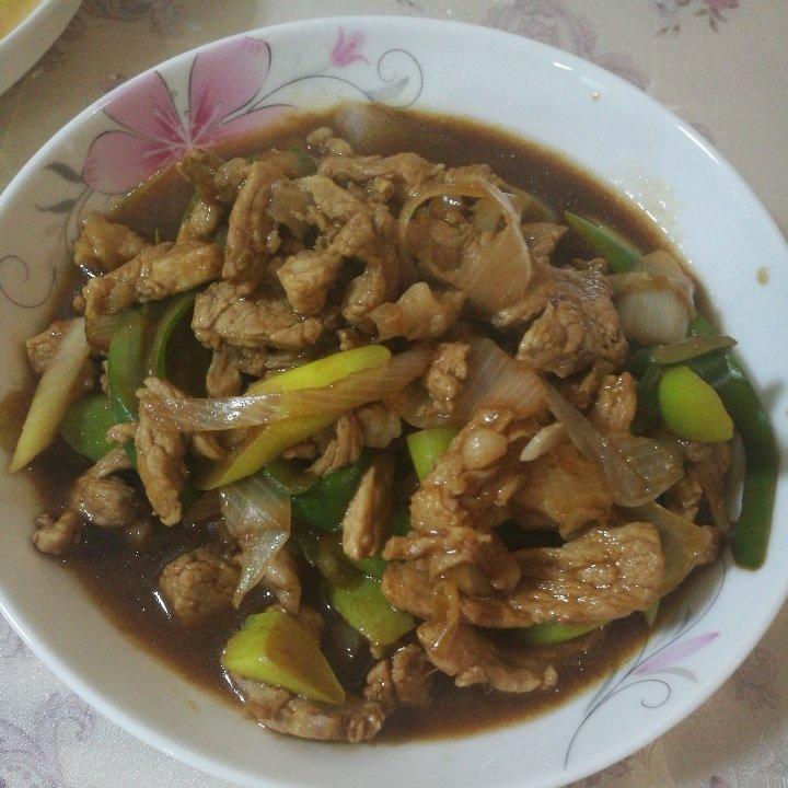 葱爆肉