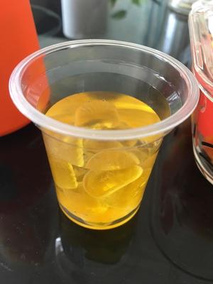 橙汁木瓜冻的做法 步骤2