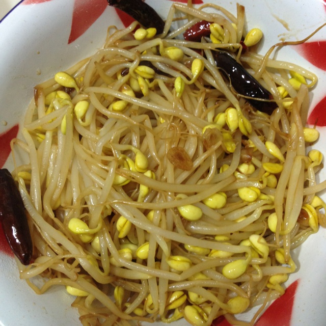 干煸黄豆芽