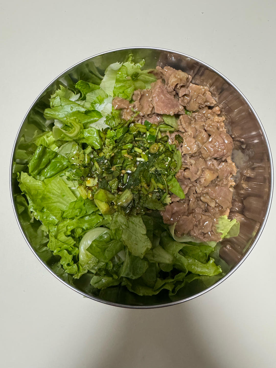 生菜牛肉拌饭