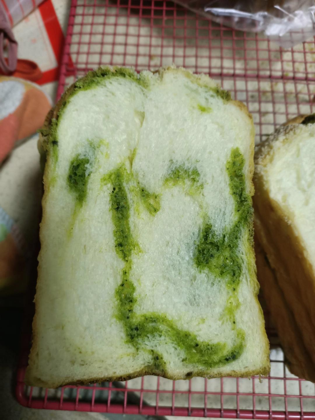 绿色心情---抹茶手撕小吐司