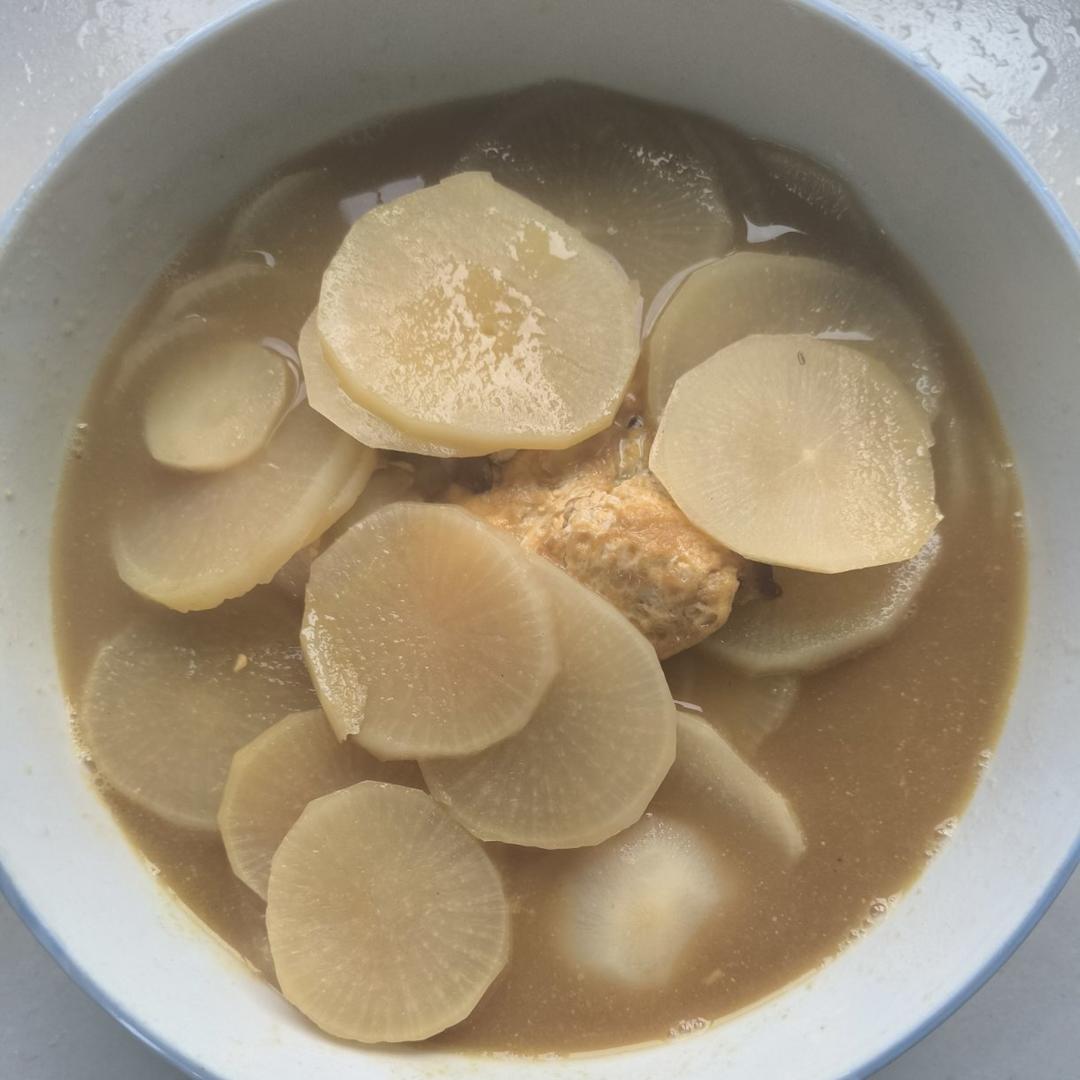 奶白鲜香的萝卜丝煎蛋汤