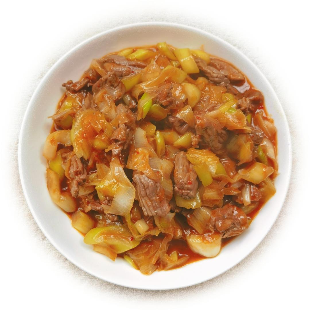 超下饭的大葱炒肉片