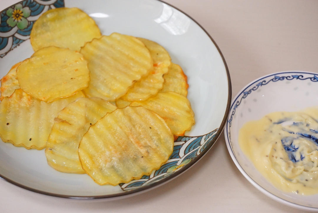 低卡版蒜泥薯角❗️真的香哭了！