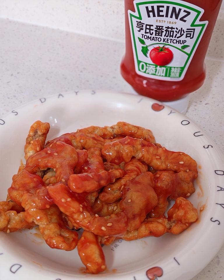 酸甜好滋味-亨氏番茄沙司～糖醋小酥肉