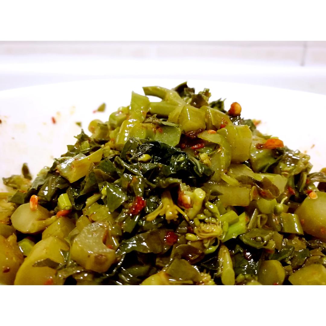 可儿妈小厨房做的冲菜