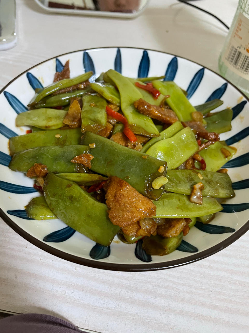 扁豆角丝炒肉