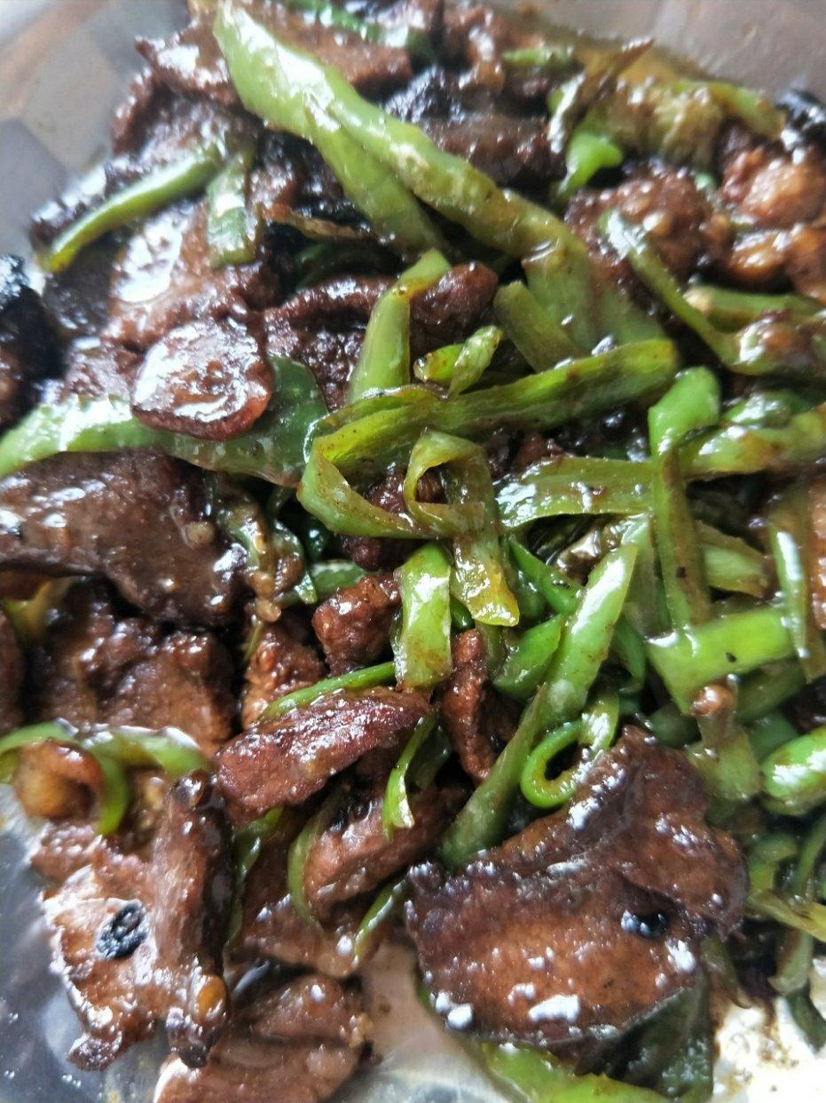 杭椒炒牛柳