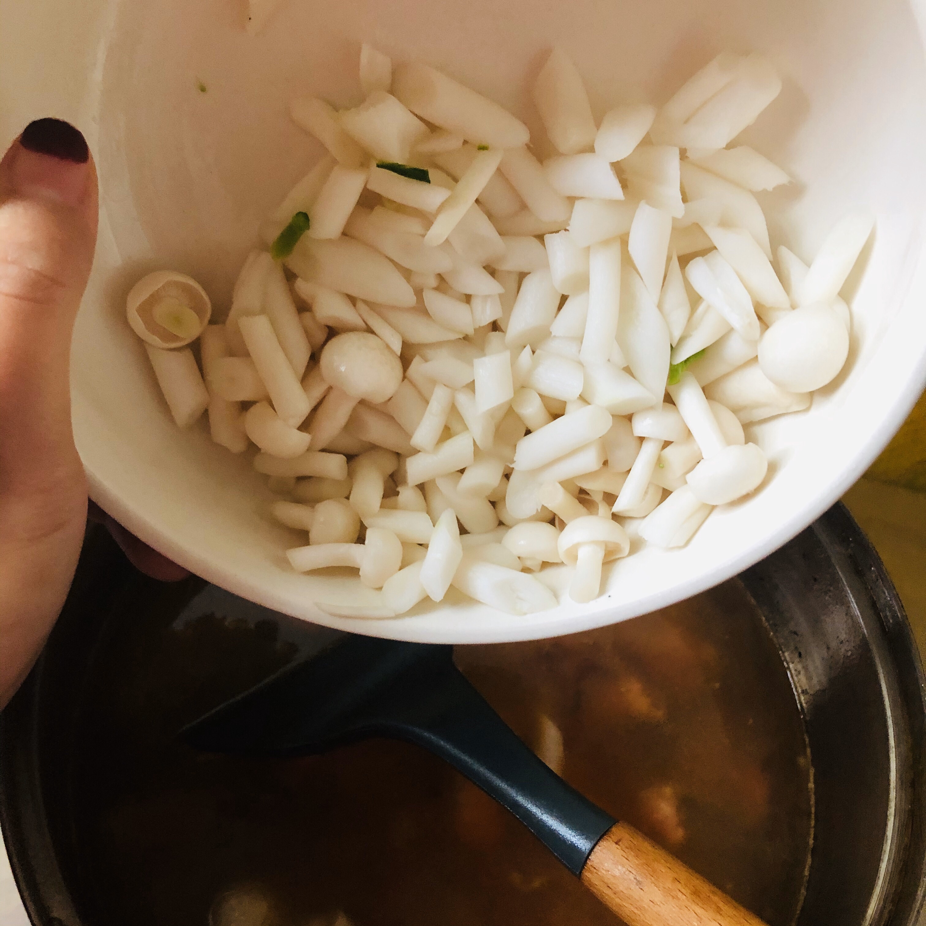 减脂清淡三色豆腐汤的做法 步骤5