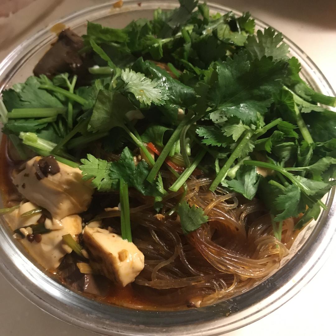 超级好吃的鸭血豆腐