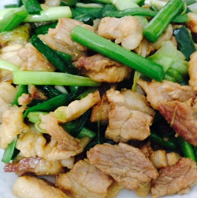 生炒五花肉